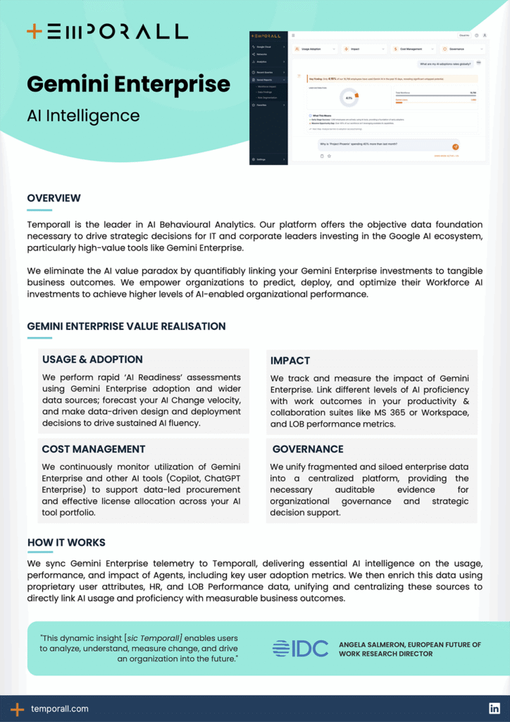 Gemini Enterprise AI Intelligence