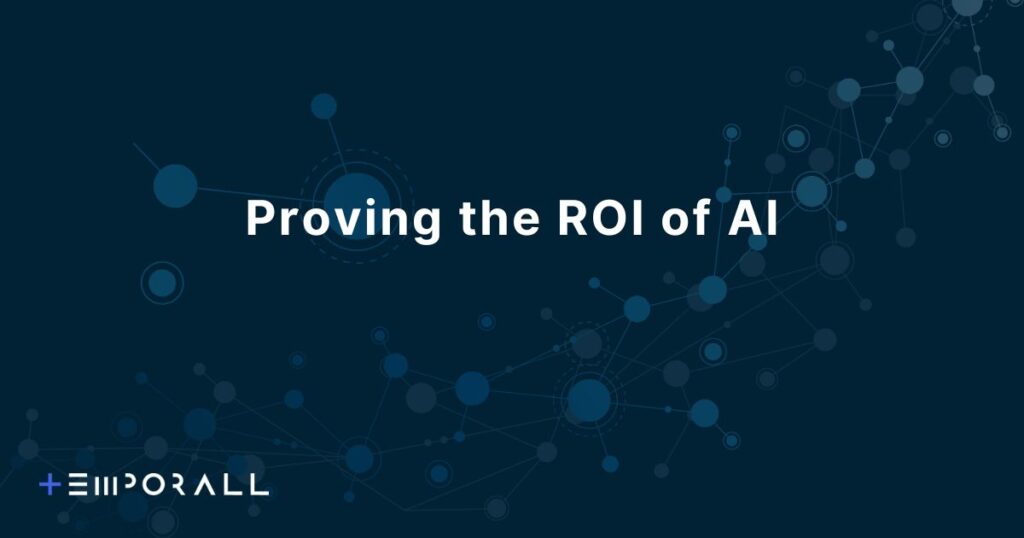 The ROI of AI.